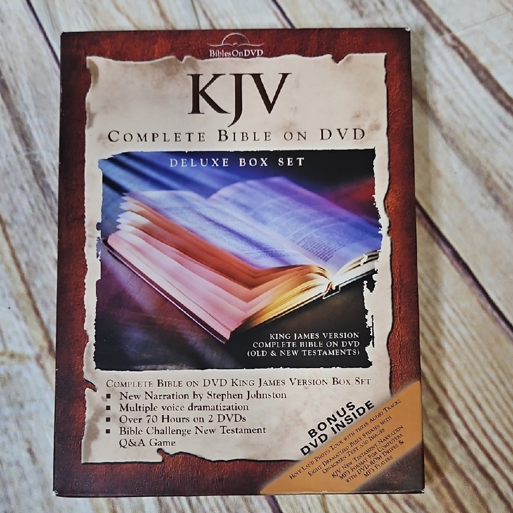 Deluxe‎ Box Set Bible-KJV Dvd